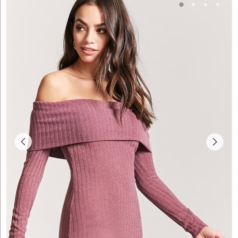 Off the shoulder dress